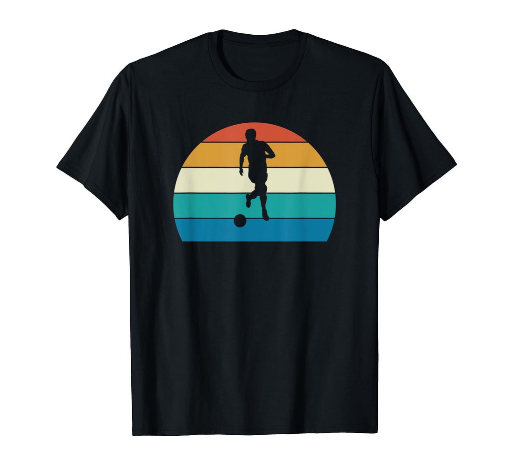 Soccer Player Dribbling Ball T-Shirt - Fun Novelty Design Unisex