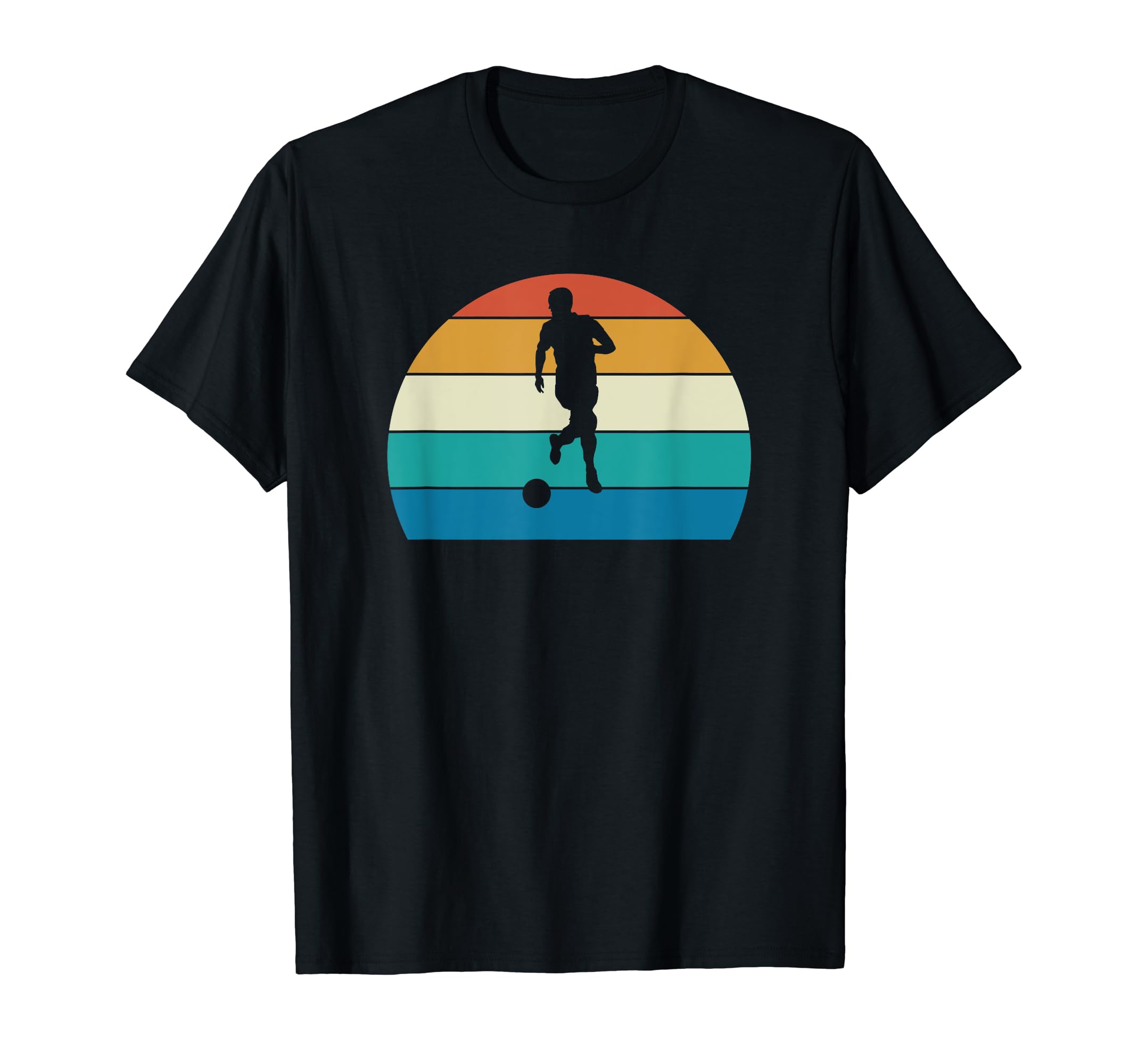 Soccer Player Dribbling Ball T-Shirt - Fun Novelty Design Unisex