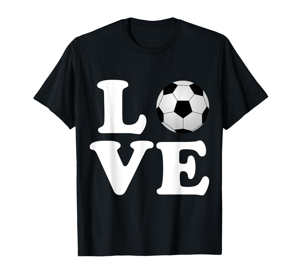 Love Soccer Futbol T-Shirt - Novelty Apparel Men Women