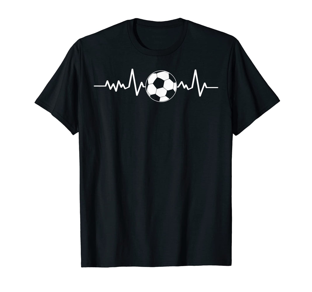 Soccer Fans Soccer Players Heartbeat T-Shirt - Streetwear Style Men Women