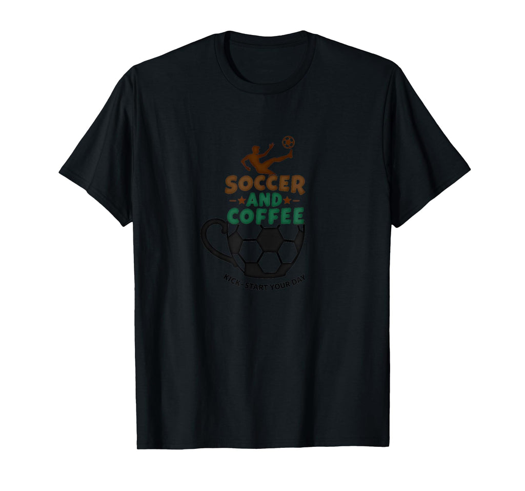 Soccer Mom Soccer And Coffee Kick Sweatshirt - Custom Art Print Men Women