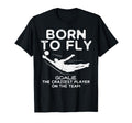 Born To Fly Goalie Soccer T-Shirt - Casual Everyday Wear Men Women