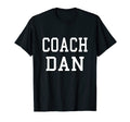 Coach Dan Custom Football Soccer T-Shirt - Casual Everyday Wear Unisex