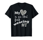 My Heart Is That Field Wearing 7 T-Shirt - Fun Novelty Design Men Women