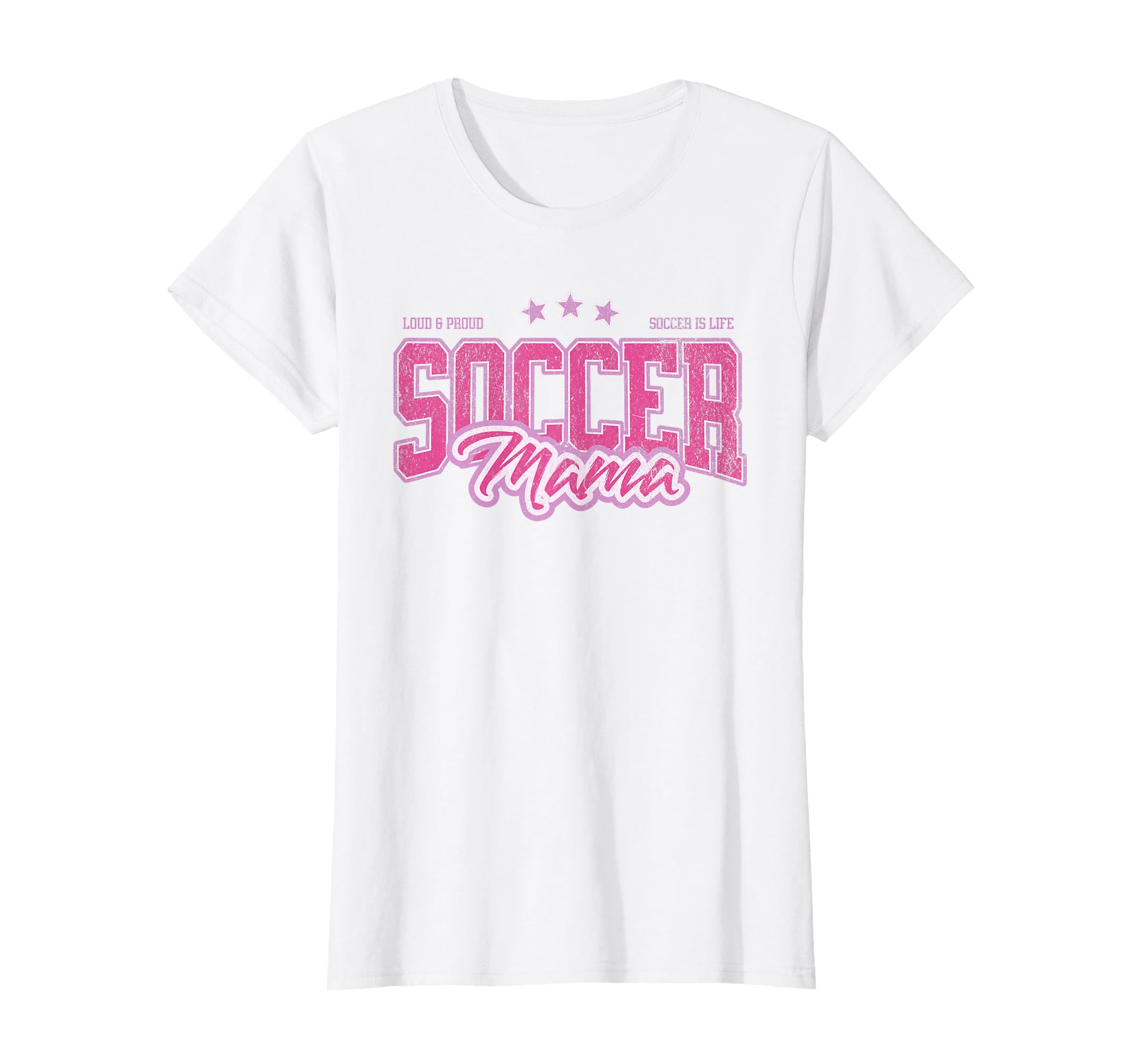 Funny Soccer Mom Proud Soccer Mama T-Shirt - Casual Everyday Wear Unisex