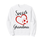 Funny Grandma Proud Soccer Lover Sweatshirt - Trendy Graphic Men Women