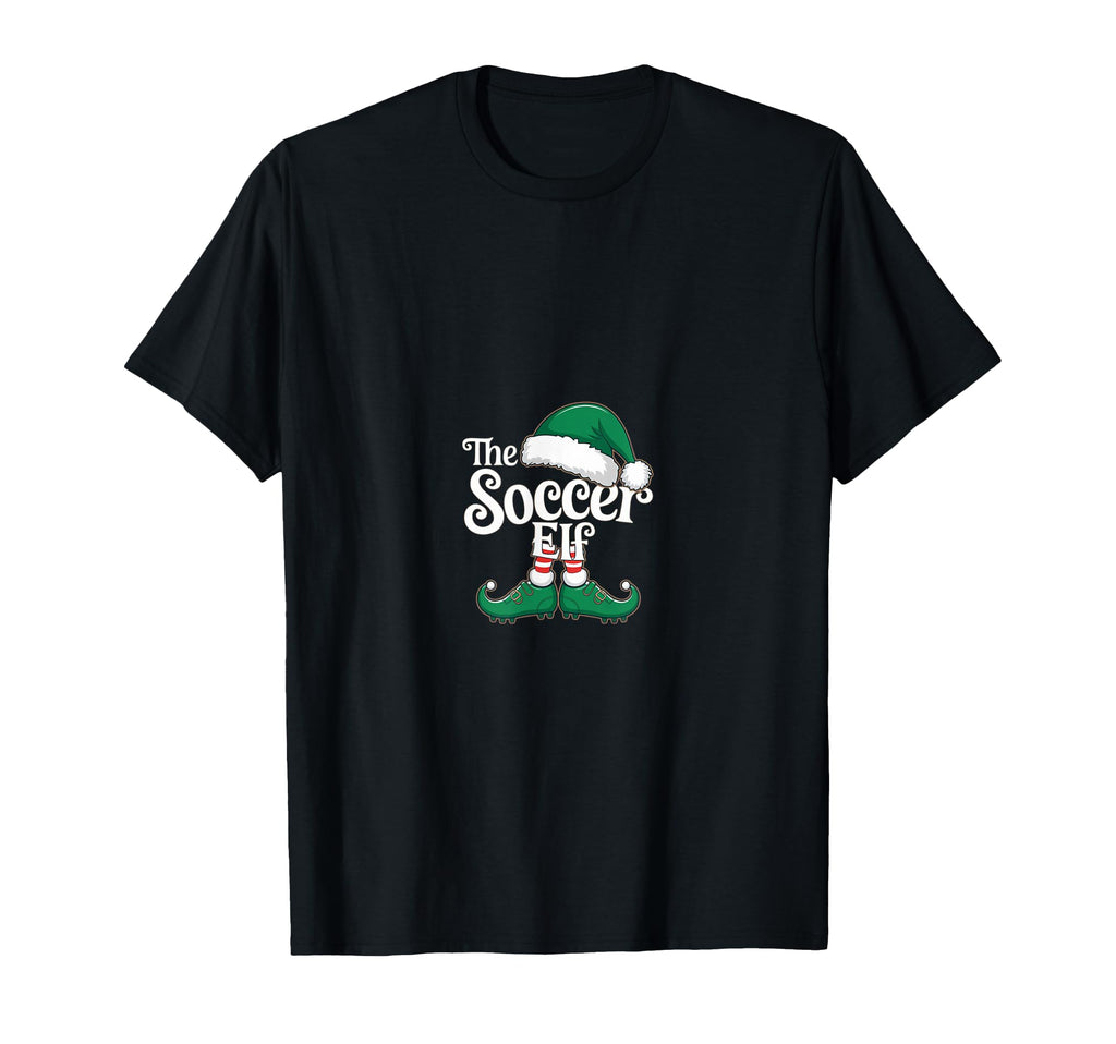 Soccer Elf Matching Family Soccer Elf T-Shirt - Trendy Graphic for Adults