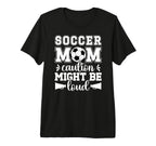Soccer Mom Funny Mom Soccer Player T-Shirt - Fun Novelty Design Men Women