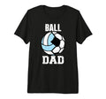 Mens Ball Dad Funny Soccer Volleyball T-Shirt - Trendy Graphic for Adults
