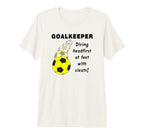 Soccer Goalkeeper Tri Blend T-Shirt - Custom Art Print Unisex