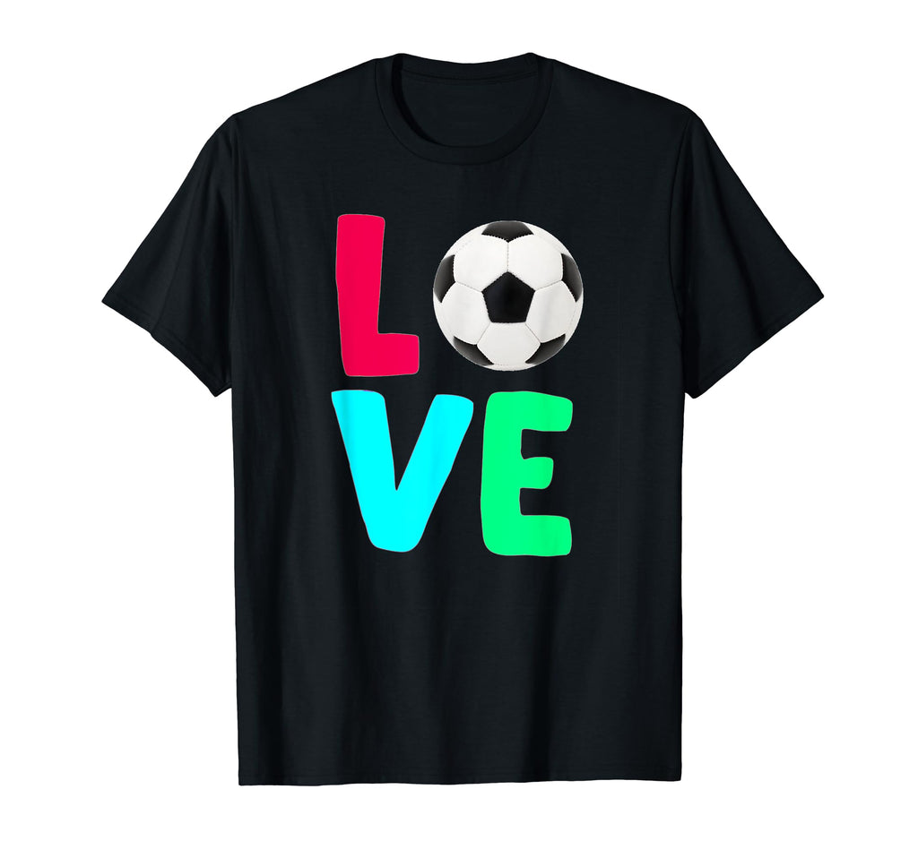 Love Game Soccer Futbol Football T-Shirt - Aesthetic Graphic for Adults