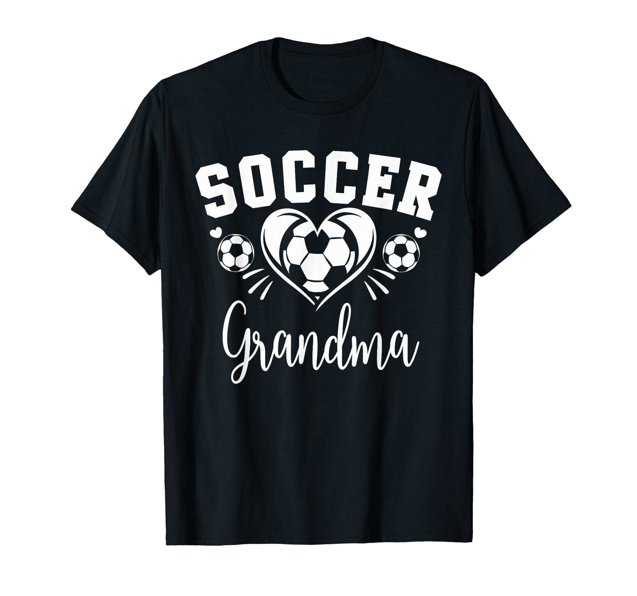 Soccer Grandma Soccer Heart T-Shirt - Aesthetic Graphic Men Women