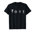 Love Soccer I Love Soccer Sport T-Shirt - Fun Novelty Design Men Women