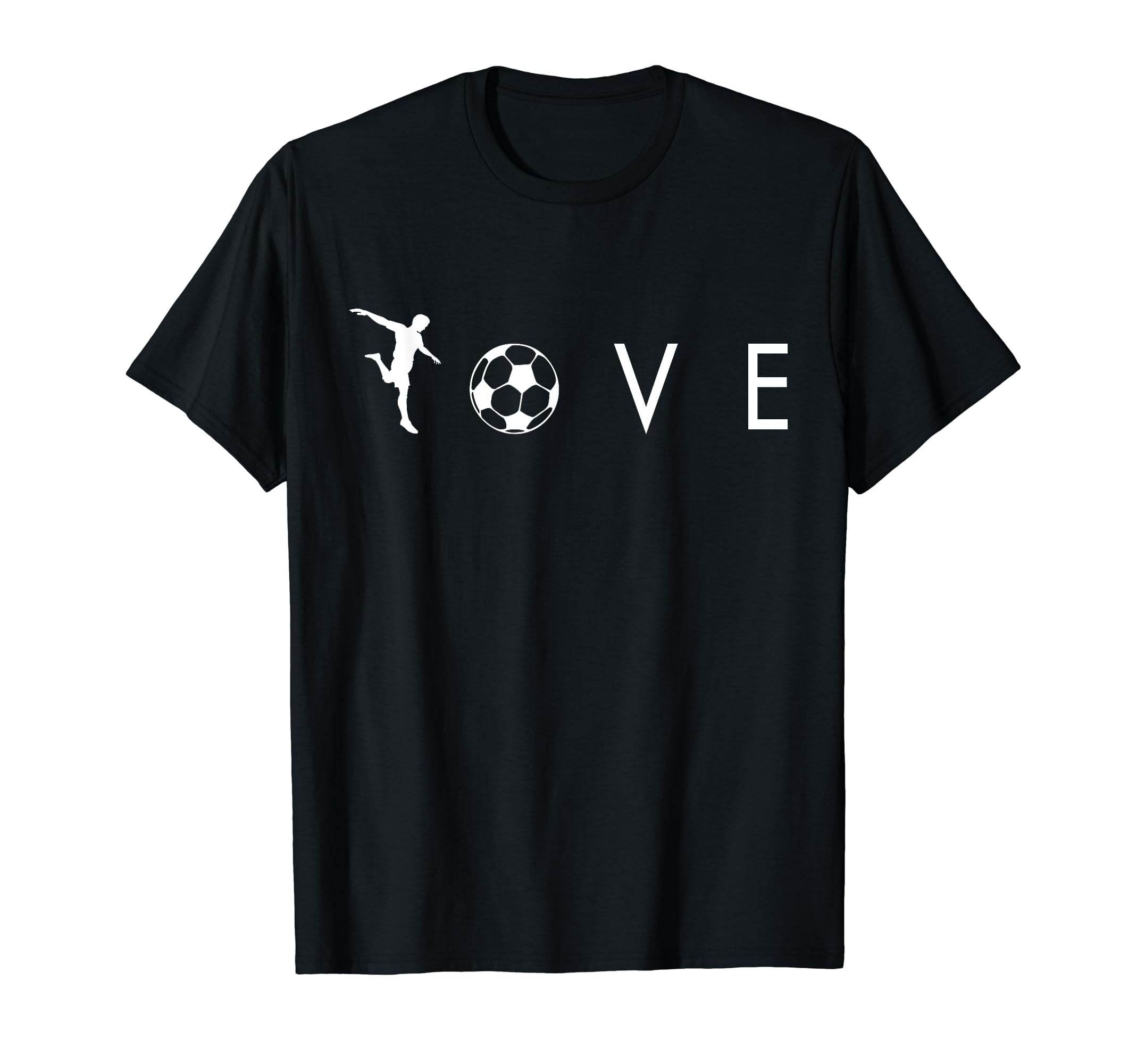 Love Soccer I Love Soccer Sport T-Shirt - Fun Novelty Design Men Women
