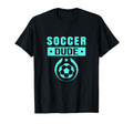 Soccer Dude Dude Novelty Dude Soccer T-Shirt - Minimalist Print for Adults