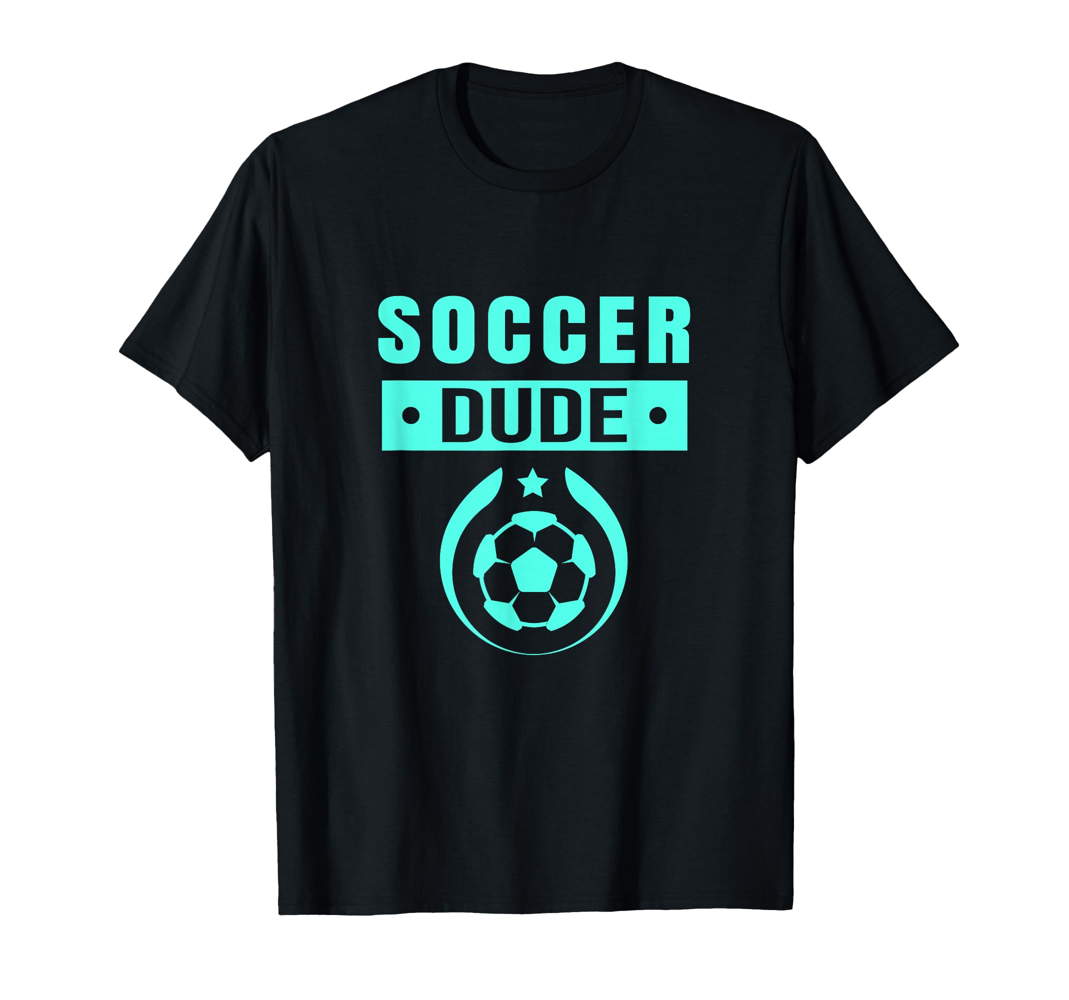 Soccer Dude Dude Novelty Dude Soccer T-Shirt - Minimalist Print for Adults