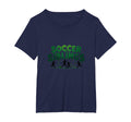 Soccer Siblings Family Teamwork T-Shirt - Casual Everyday Wear Unisex