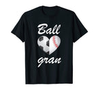 Ball Gran Funny Soccer And T-Shirt - Fun Novelty Design for Adults