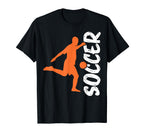 Soccer Player T-Shirt - Custom Art Print Men Women