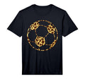 Soccerball Cheetah Leopard Pattern T-Shirt - Trendy Graphic for Adults