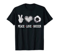 Soccer Lovers Player Fans Peace T-Shirt - Fun Novelty Design Men Women