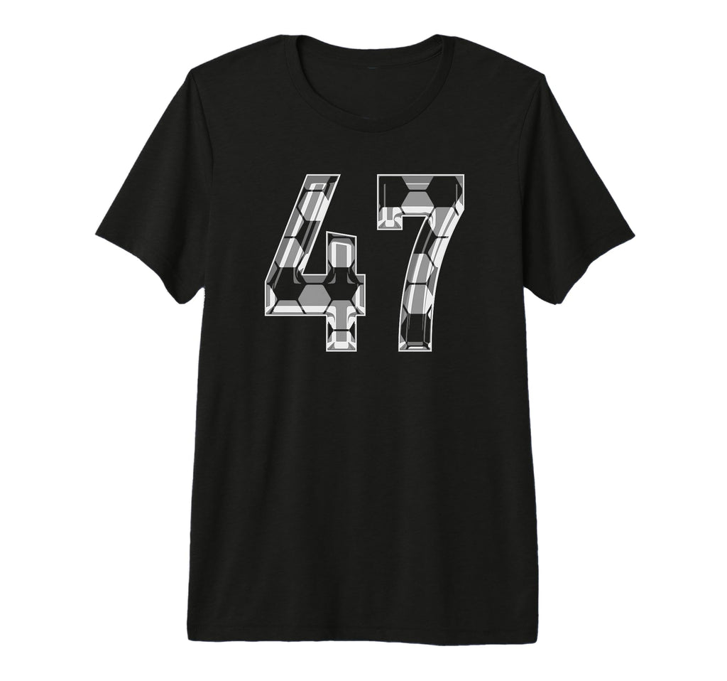 Soccer Number 47 Favorite Player 47 T-Shirt - Aesthetic Graphic Unisex