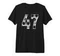Soccer Number 47 Favorite Player 47 T-Shirt - Aesthetic Graphic Unisex