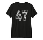 Soccer Number 47 Favorite Player 47 T-Shirt - Aesthetic Graphic Unisex