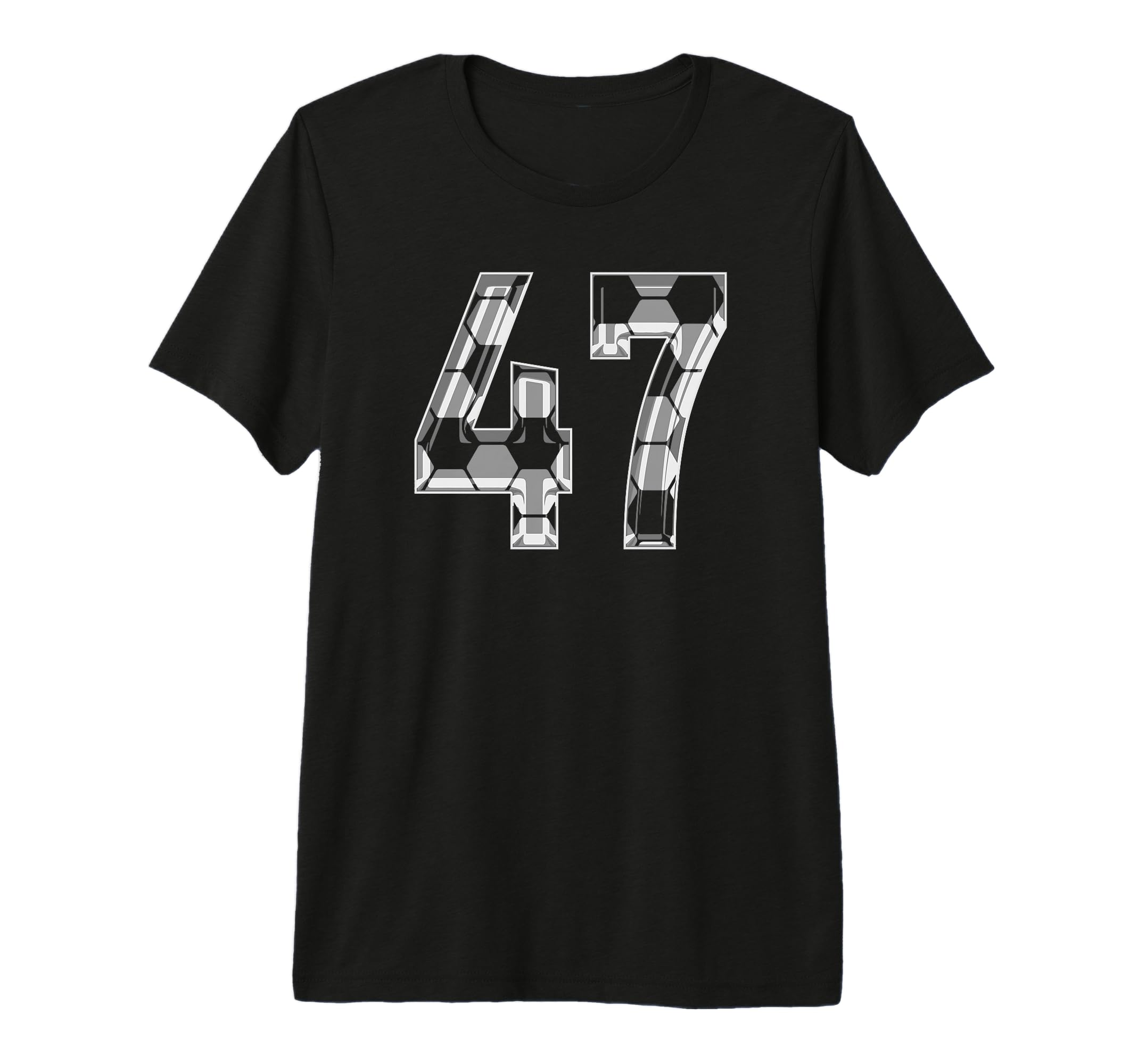 Soccer Number 47 Favorite Player 47 T-Shirt - Aesthetic Graphic Unisex