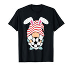 Rainbow Gnome Easter Bunny Gnomes Hug T-Shirt - Aesthetic Graphic Unisex