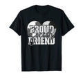 Proud Soccer Friend Family T-Shirt - Casual Everyday Wear Men Women