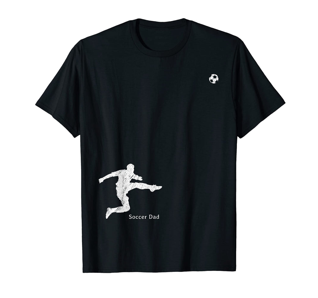 Mens Soccer Dad And Soccer Ball T-Shirt - Custom Art Print for Adults