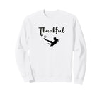 Thankful Soccer Player Sweatshirt - Fun Novelty Design Men Women