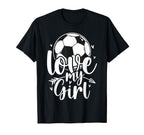 Love My Soccer Football Sports Mom Dad T-Shirt - Streetwear Style Unisex