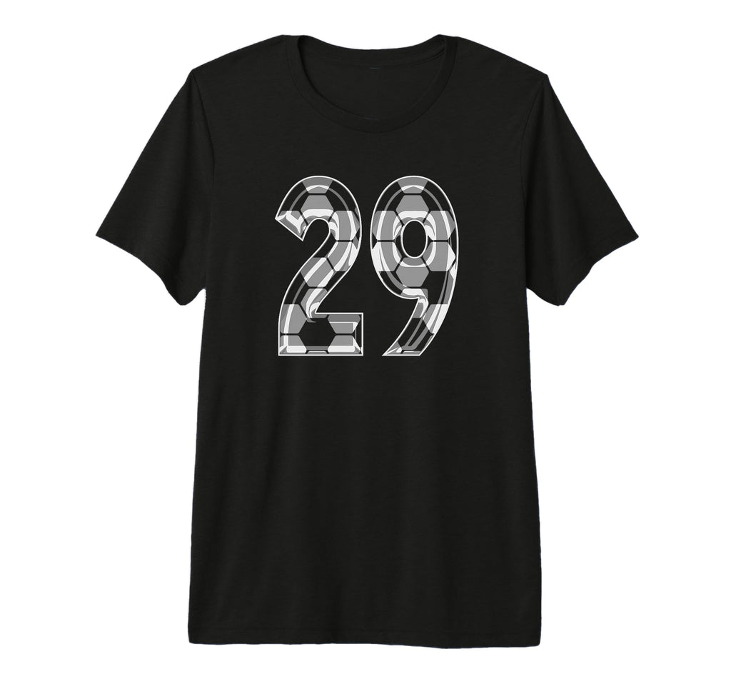 Soccer Number 29 Favorite Player 29 T-Shirt - Novelty Apparel Men Women