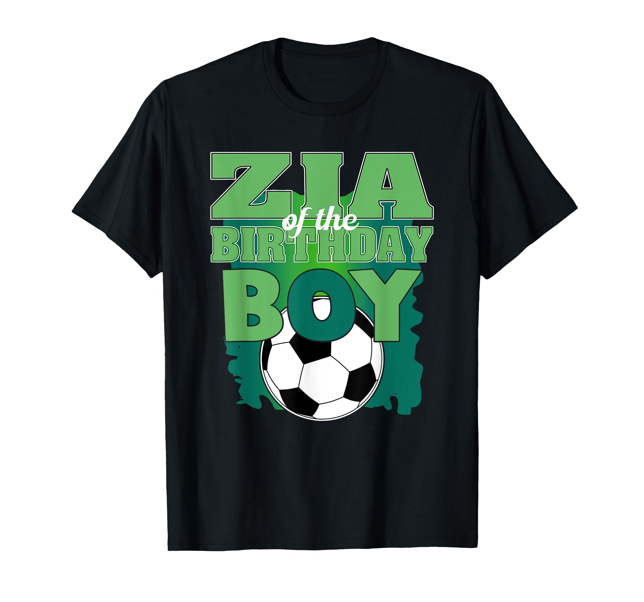 Zia Birthday Soccer Group Family Matching T-Shirt - Novelty Apparel Unisex