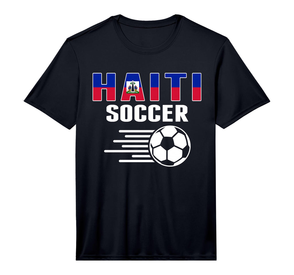 Proud Haiti Soccer Fans Jersey Support T-Shirt - Graphic Print for Adults