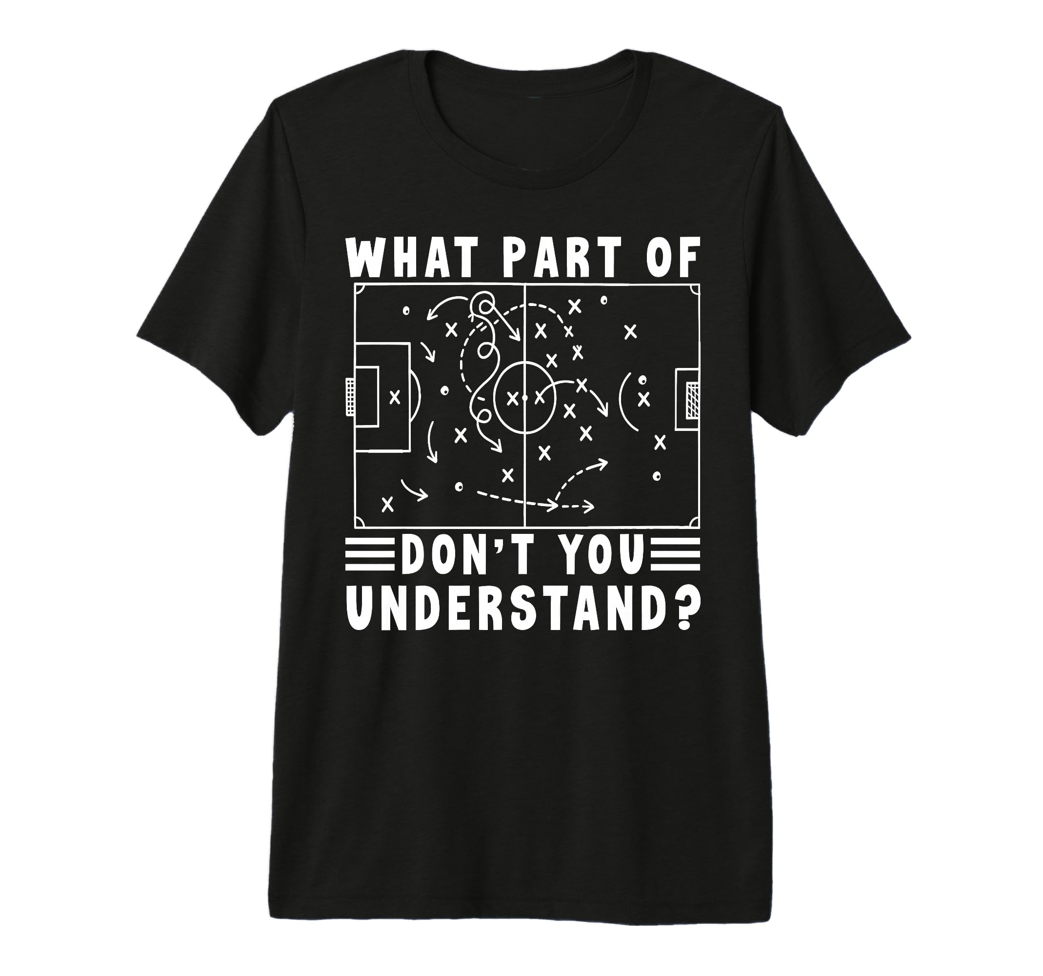 Soccer Strategy Board Meme What Part T-Shirt - Custom Art Print Unisex