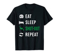 Soccer Goalkeeper Eat Sleep Shut Out T-Shirt - Streetwear Style for Adults