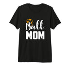 Soccer Ball Mom Funny Sports Lover Moms T-Shirt - Unique Graphic Men Women