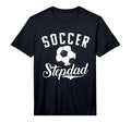 Mens Soccer Stepdad Sport Stepdad T-Shirt - Fun Novelty Design for Adults