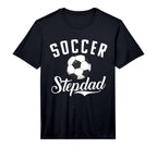 Mens Soccer Stepdad Sport Stepdad T-Shirt - Fun Novelty Design for Adults