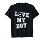 Love My Soccer Mom And Soccer Dad T-Shirt - Aesthetic Graphic for Adults