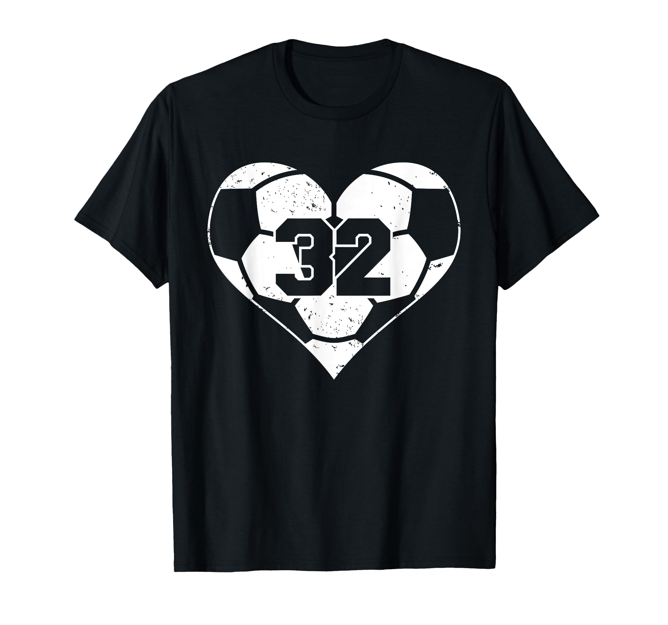 Soccer Number 32 Jersey Funny Soccer T-Shirt - Unique Graphic Men Women