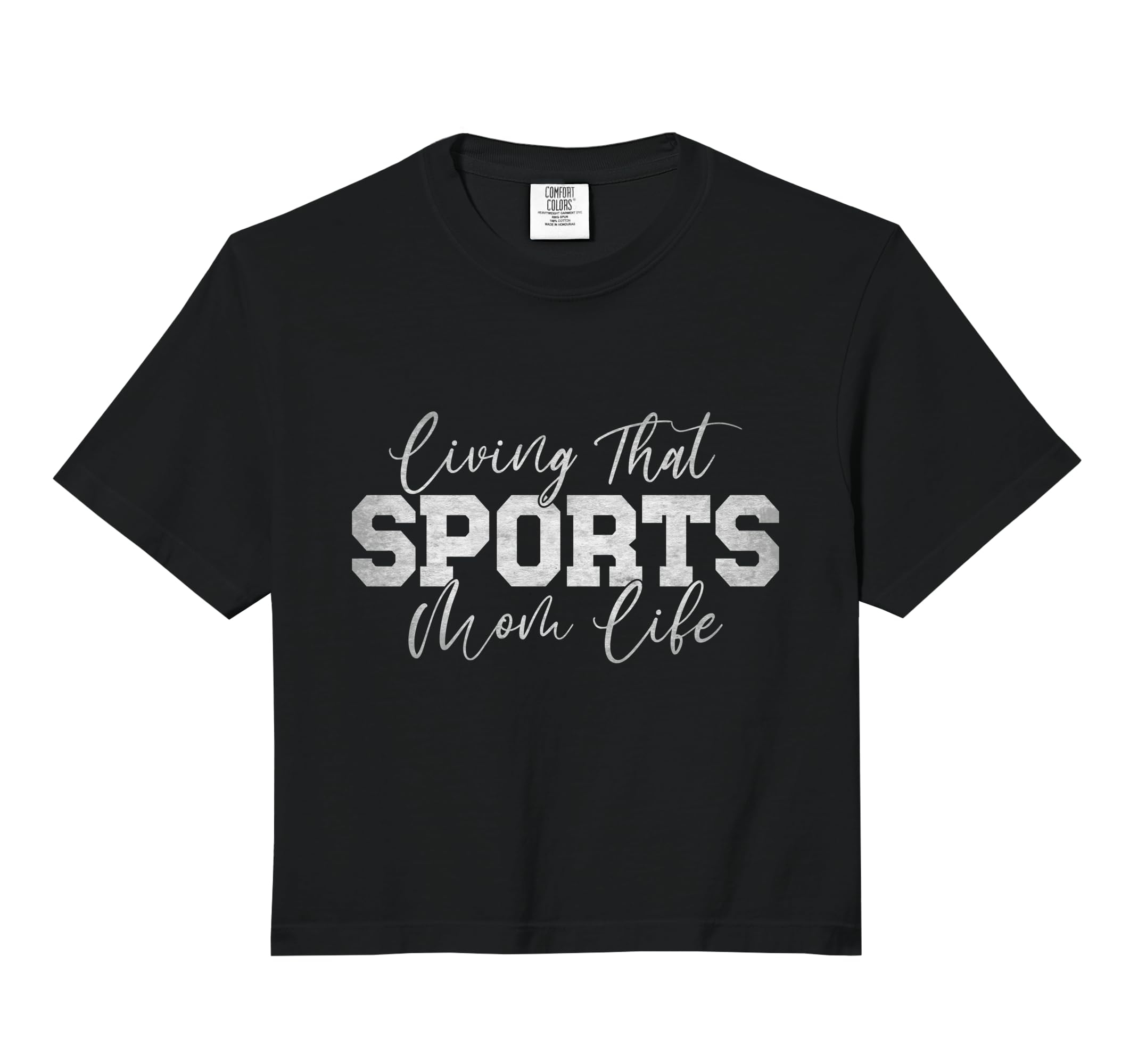 Living That Sports Mom Life Sports Mama T-Shirt - Trendy Graphic Men Women