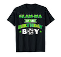 Glam Ma Birthday Soccer Party T-Shirt - Casual Everyday Wear Men Women