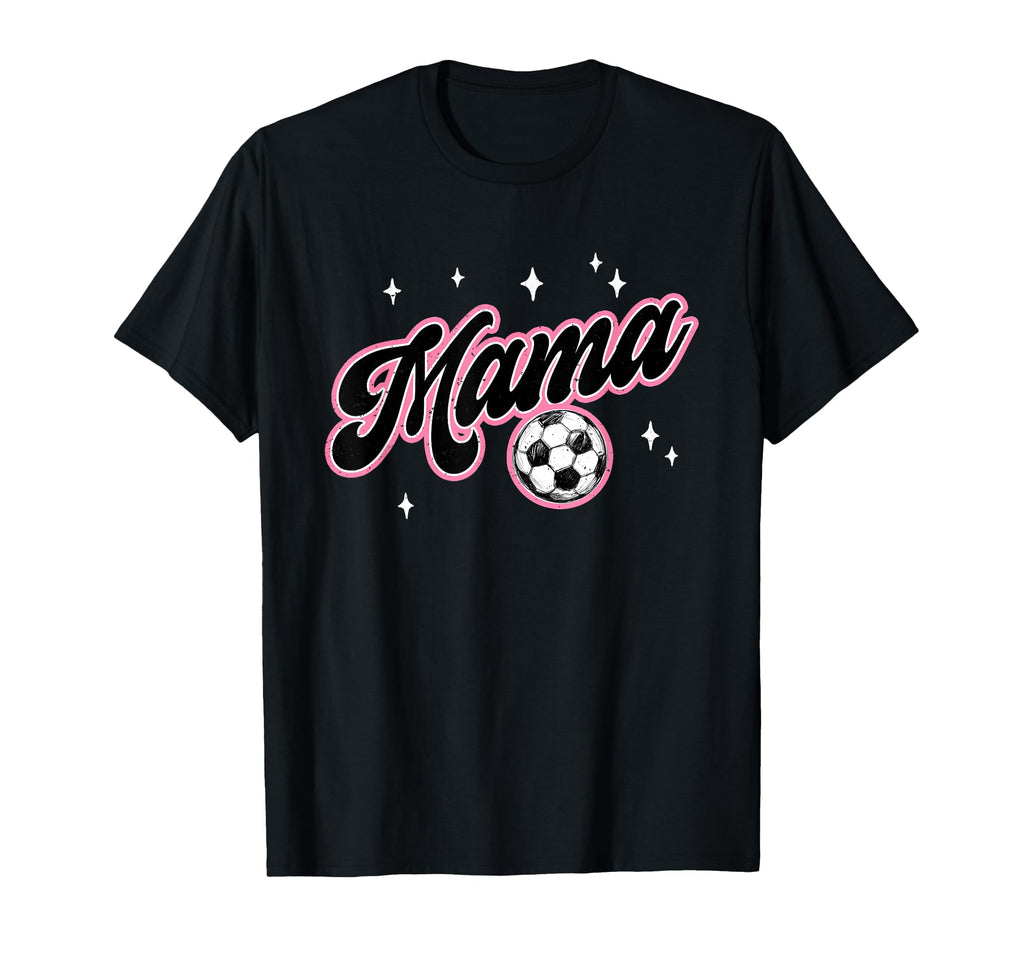 Soccer Mama Funny Soccer Player Mama T-Shirt - Minimalist Print for Adults