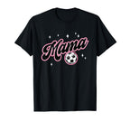 Soccer Mama Funny Soccer Player Mama T-Shirt - Minimalist Print for Adults