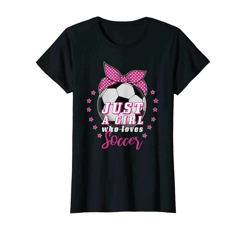 Just Who Loves Soccer Playing Soccer Funny T-Shirt - Trendy Graphic Unisex