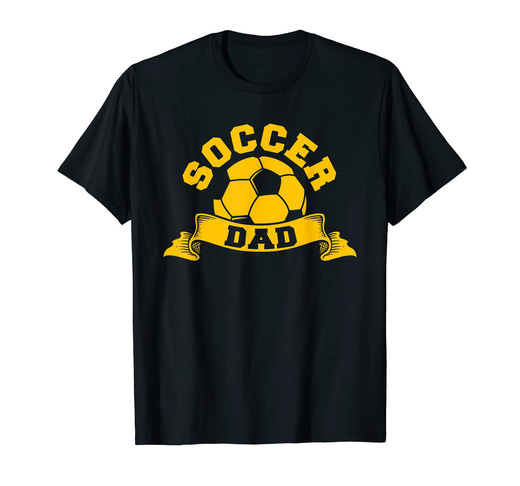 Mens Proud Soccer Dad Funny T-Shirt - Casual Everyday Wear for Adults